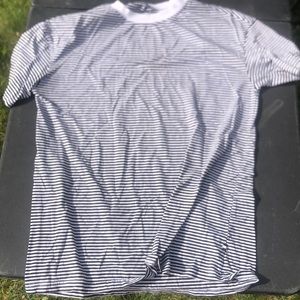 Black and white striped tshirt